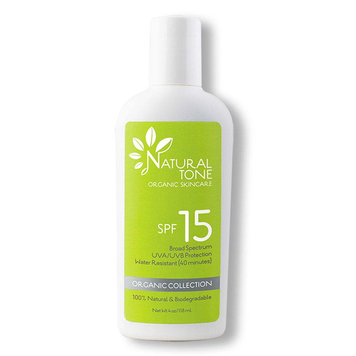 SPF 15 Natural Sunscreen - Natural Tone Organic Skincare