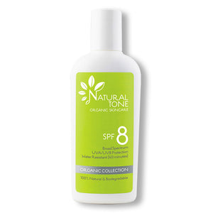 SPF 8 Natural Sunscreen - Natural Tone Organic Skincare